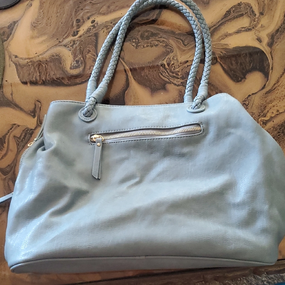 Chic Light Blue Women's Shoulder Bag